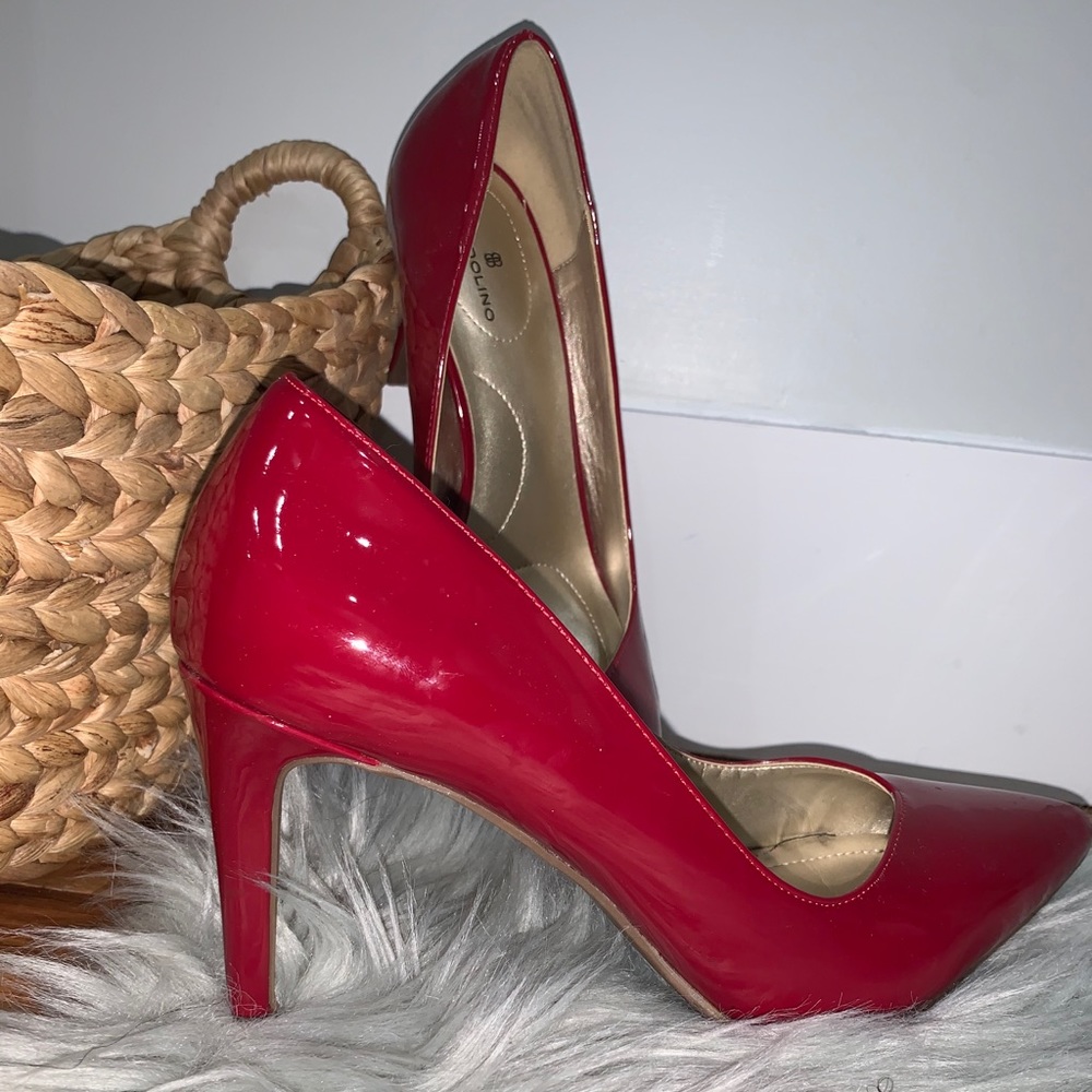 💄👠 Lipstick Red Heels 👠🌹 Shiny. Gold Lining.